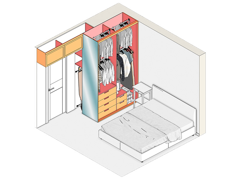 Эскиз мебельной конструкции
